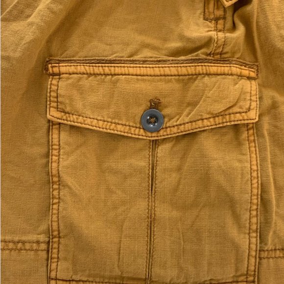 Free People Erika Utility Mini Skirt Honey Babe Size 2 - Picture 7 of 9